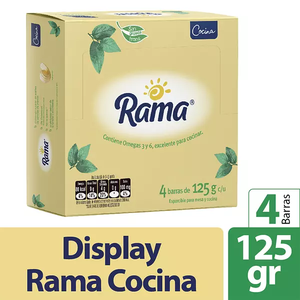 Margarina Rama Plegadiza 4*125g