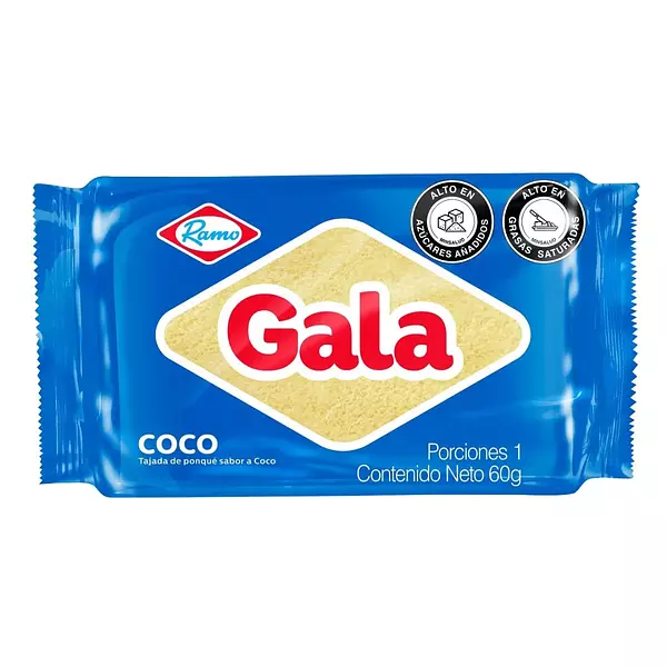 Ponque Gala Coco 60g