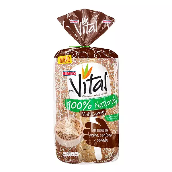 Pan Bimbo Vital Multicereal 500g