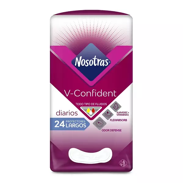 Protectores Nosotras Vconfident Largos 24und