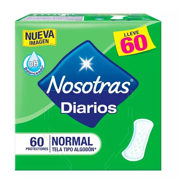 Protectores Nosotras Diarios Normal 60 Und