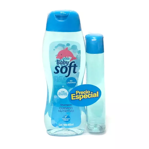 Shampoo Baby Soft Nutritivo P.E. 400ml + 200ml