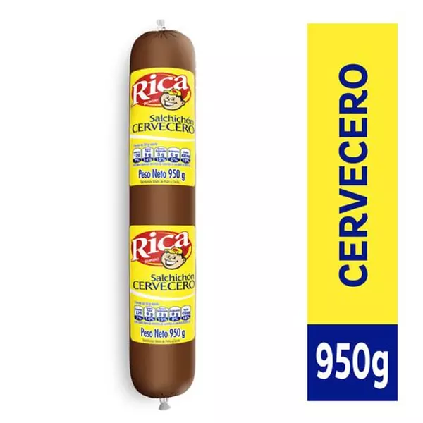 Salchichon Rica Cervecero 950g