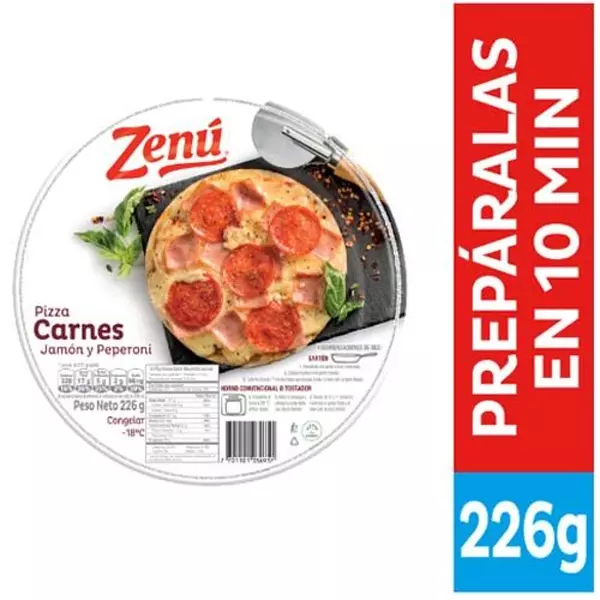 Pizza Zenu De Carne 226g