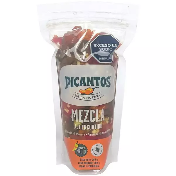 Picantos Aji Encurtido X 260gr Mezcla