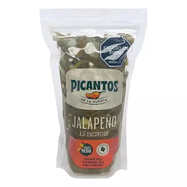 Picantos Aji Encurtido X 260gr Jalapeños