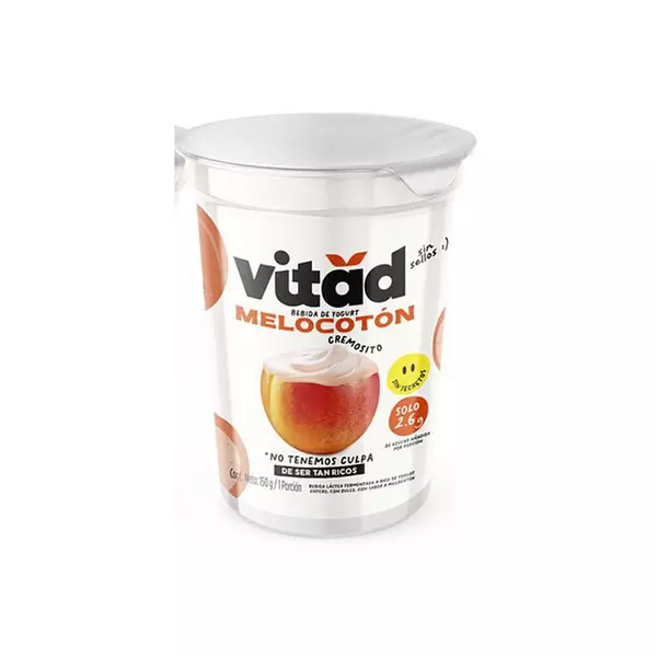 Yogurt Vitad Vaso Melocoton 150g