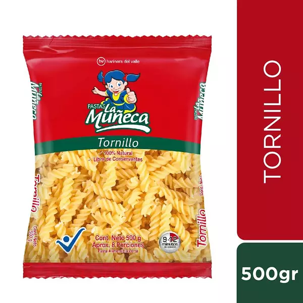 Pasta La Muñeca Tornillo 500g