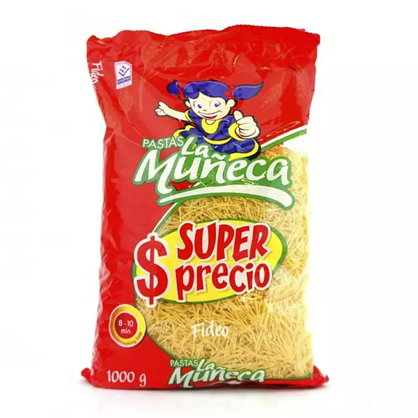 Pasta La Muñeca Fideos 1000g