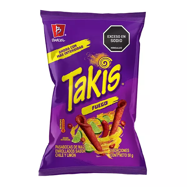 Pasabocas Takis Flow Bar Fuego 50g