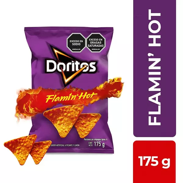 Pasabocas Dorito Flamin Hot 175g