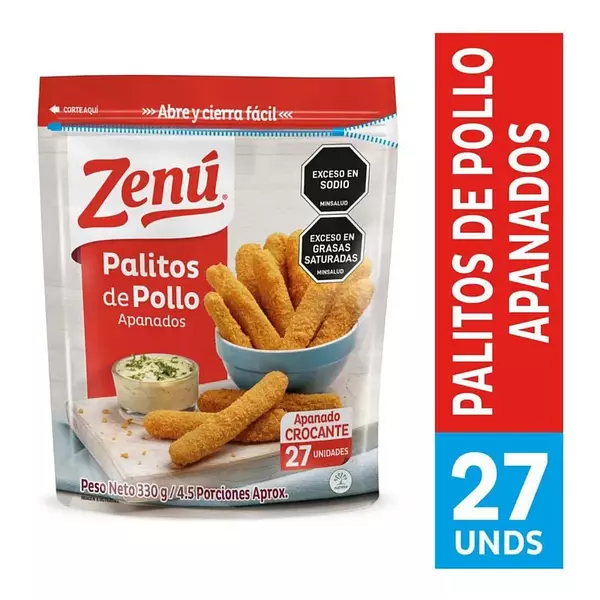 Palitos Zenu Pollo Apanado 330g