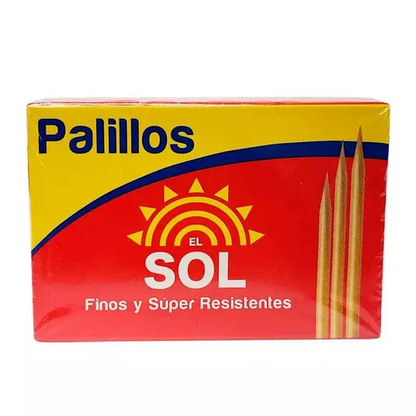 Palillo El Sol X 180gr Redondos