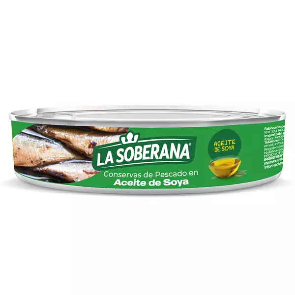 Sardina Soberana En Aceite Ovalada 400g