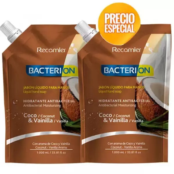 Jabon Liquido Bacterio Coco Duo 1000ml