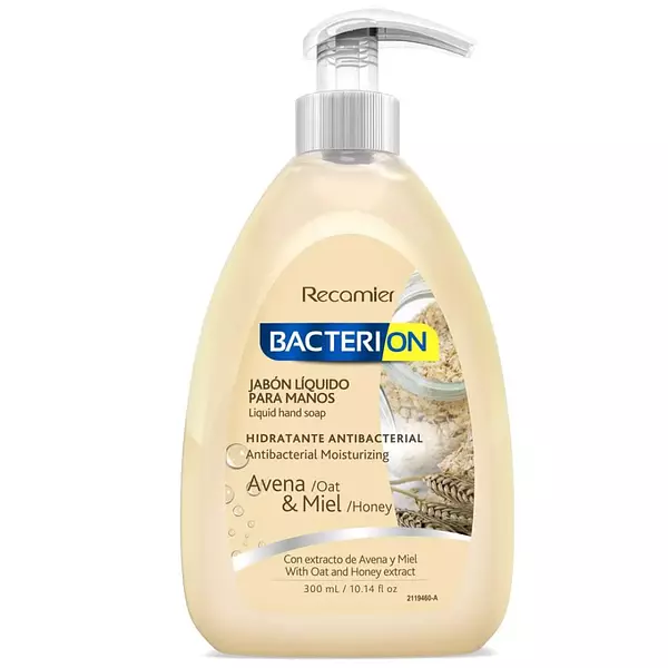 Jabon Liquido Bacterion Avena 300ml