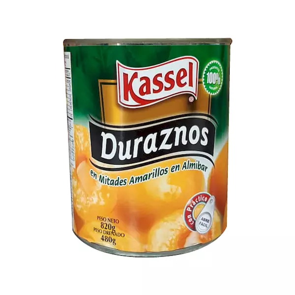 Duraznos Kassel En Mitades 820g