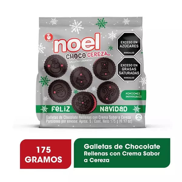 Galleta Navidad Choco Cereza Bolsa 175g