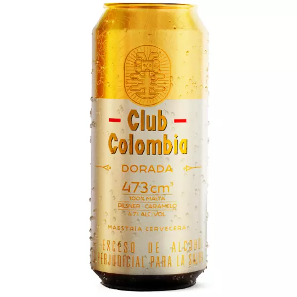 Cerveza Club Colombia Dorada Lata 473ml