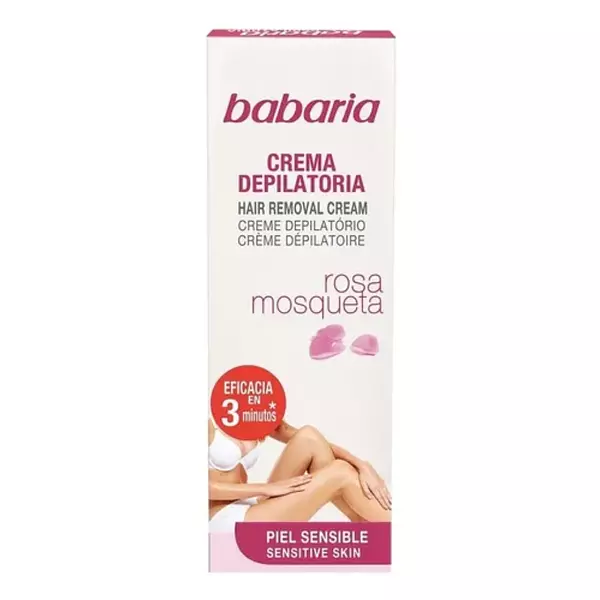 Crema Depilatoria Babaria Rosa Mosquera 100ml