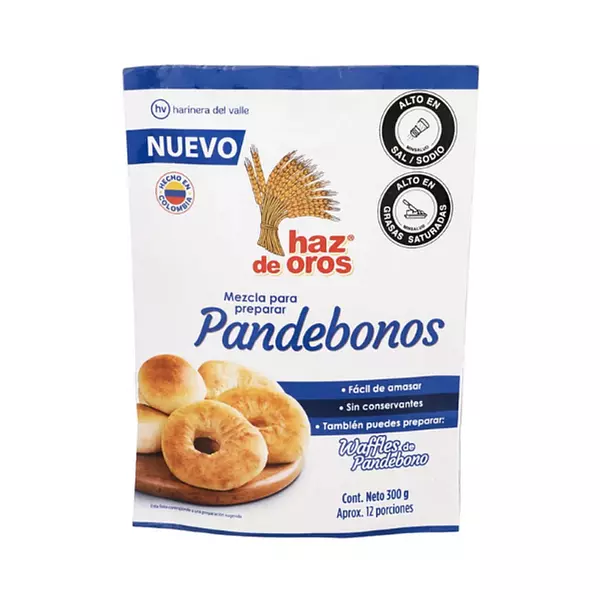 Mezcla Para Pan De Bono Haz De Oros 100g