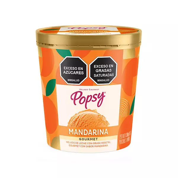 Popsy Helado Mandarina 1/2 Litro