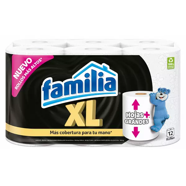 Papel Higienico Familia Xl 12*28.04 M