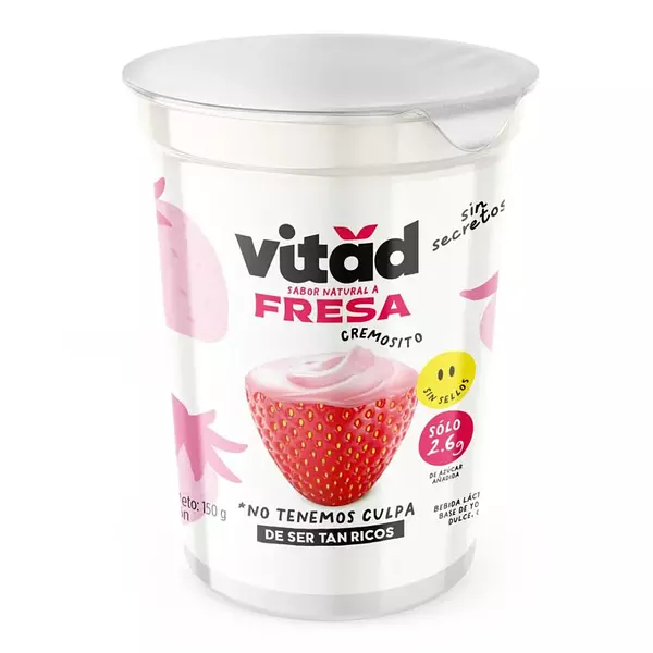 Yogurt Vitad Vaso Fresa 150g