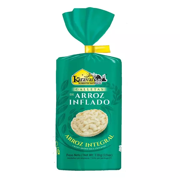 Galletas De Arroz Karavansay 110g Arroz Integral