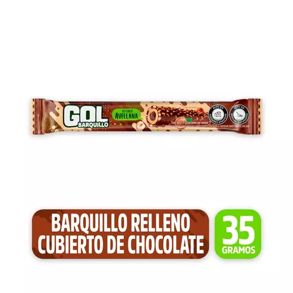 Galleta Gol Barquillo Avellana 35g