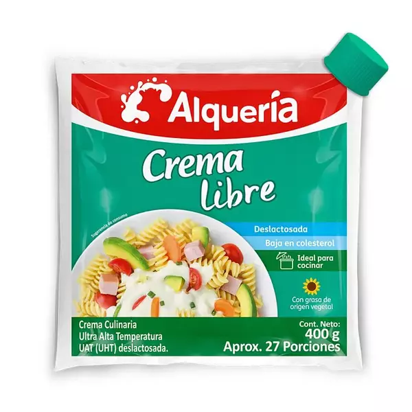 Crema De Leche Alqueria Libre 400g