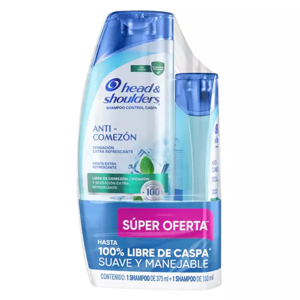 Shampoo H & S Comenson 375ml + 180ml