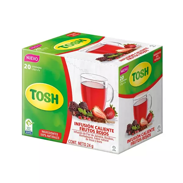 Aromatica Tosh Frutos Rojos 20 Und