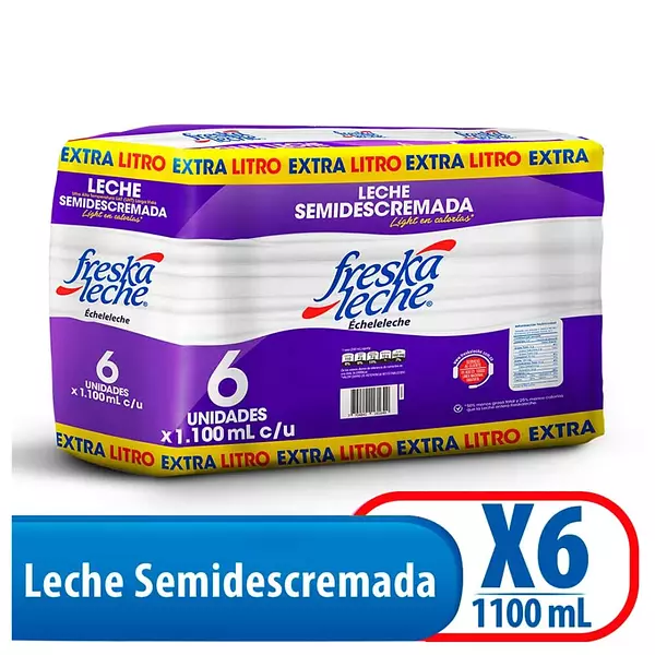 Leche Freska Leche Light Sixpack 1100ml