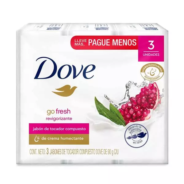 Jabon Dove Gofresh Revigorizante 3*90g