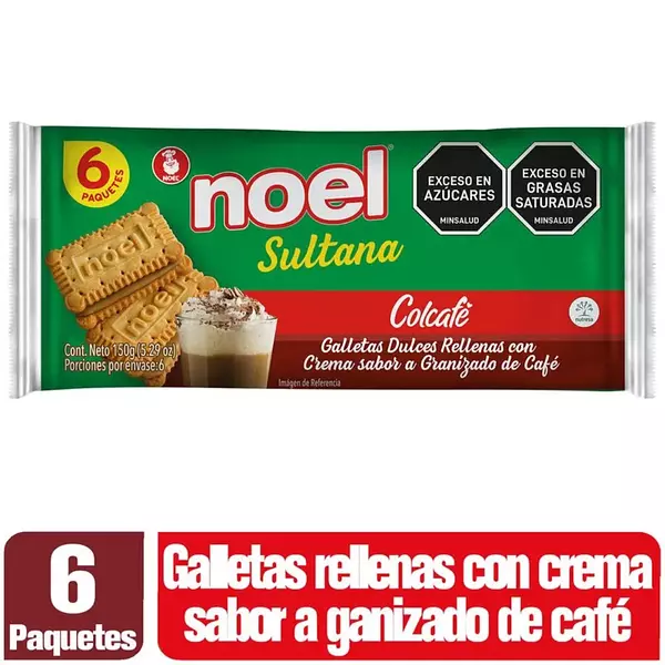 Galleta Sultana Granizado De Cafe 6*25g