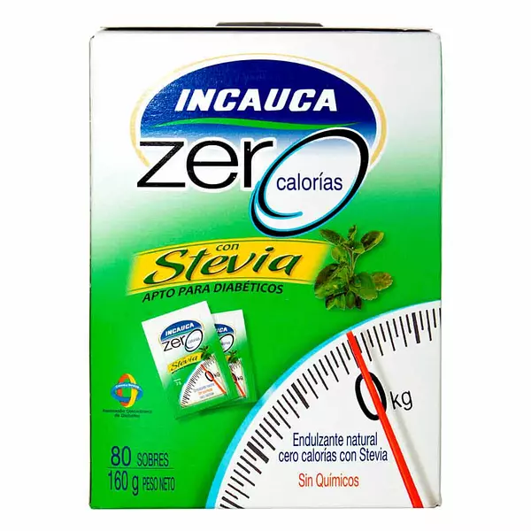 Endulzante Zero Calorias 80 Sobres