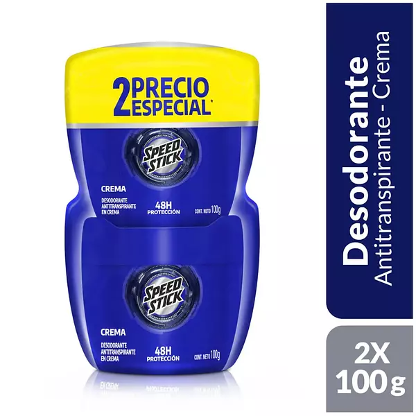 Desodorante Crema Speed Stick Xtreme Night Duo 100g