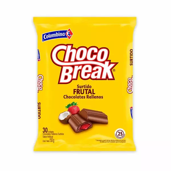 Chocobreak Surtido Frutal 150g