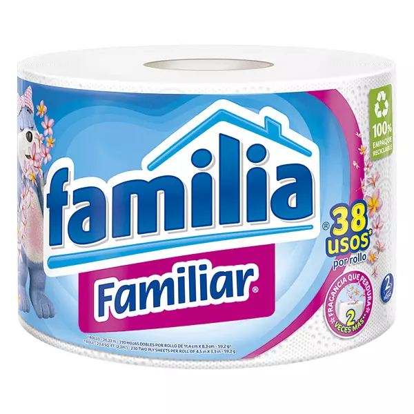 Papel Higienico Familia Familiar D. H. 26.22m