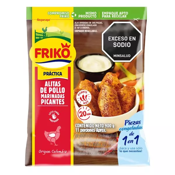 Alitas Picantes Friko 900g