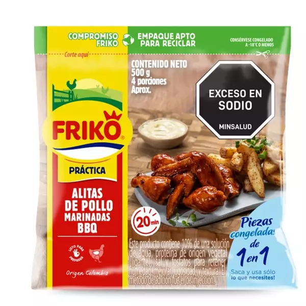 Alitas Bbq Friko 500g