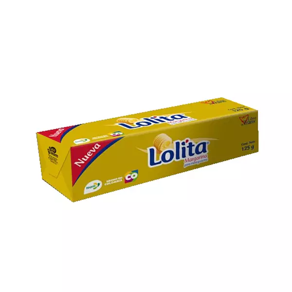 Margarina Lolita 125g Barra