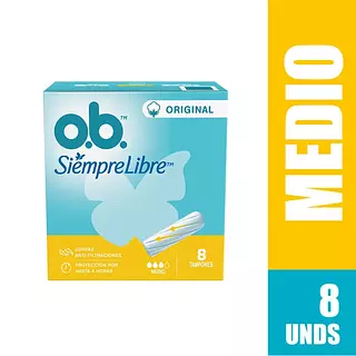 Johnson Tampones O.B Digital Mediano 8und