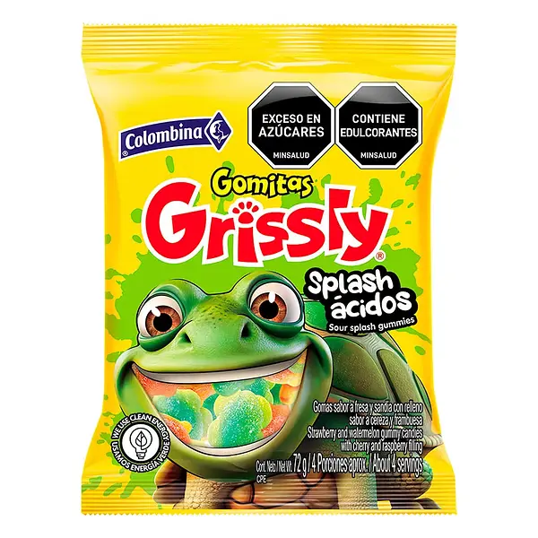 Gomas Grissly Aros Acidos 50/270g