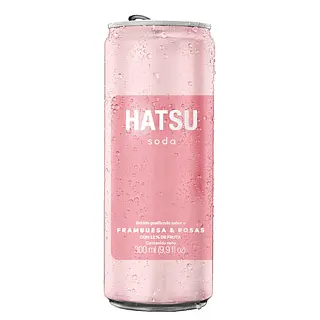 Soda Hatsu Frambuesa Y Rosas 310ml