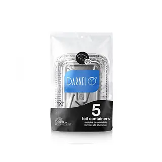 Molde De Aluminio Darnel Con Tapa 16 Onz 5 Und