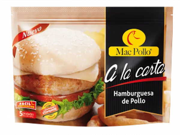 Hamburguesa X8 Unidades Mac Pollo