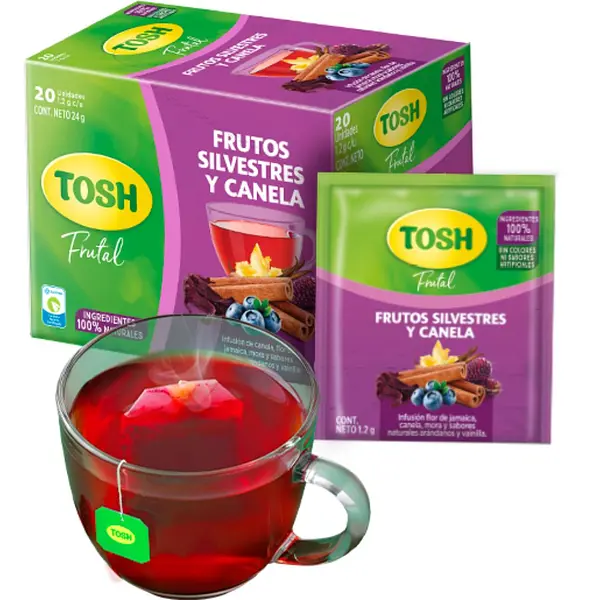 Aromatica Tosh Frutos Silvestres 20 Und